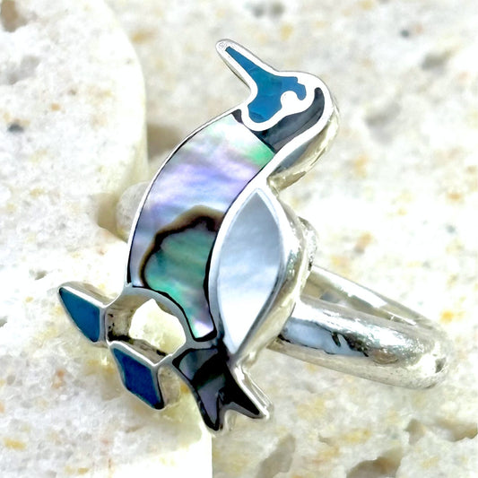  Bague Yara en argent et pierres naturelles multicolores
