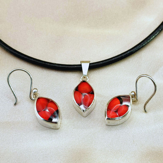 Parure Munay en argent et graines naturelles