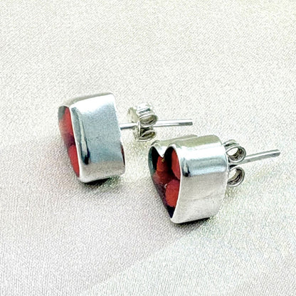  Profil des boucles d'oreilles Huayruro en argent