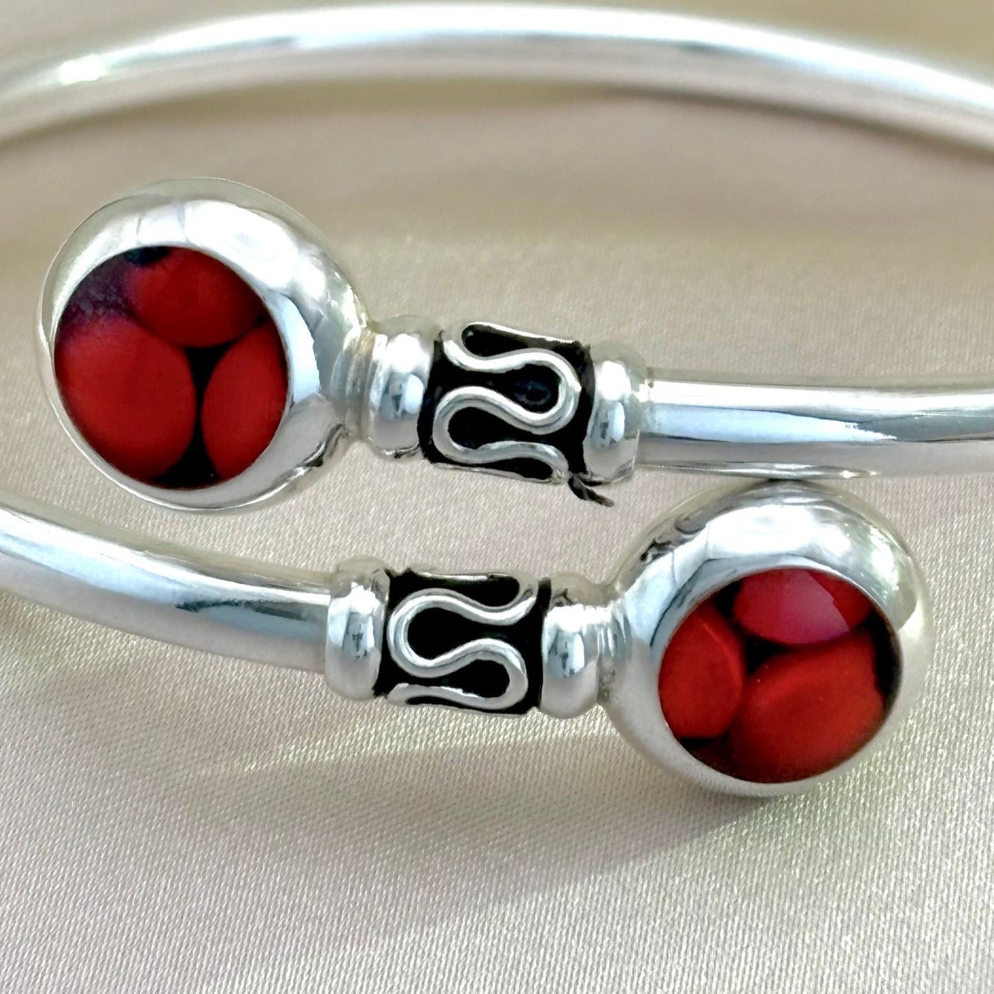 Bracelet Huayruro en argent