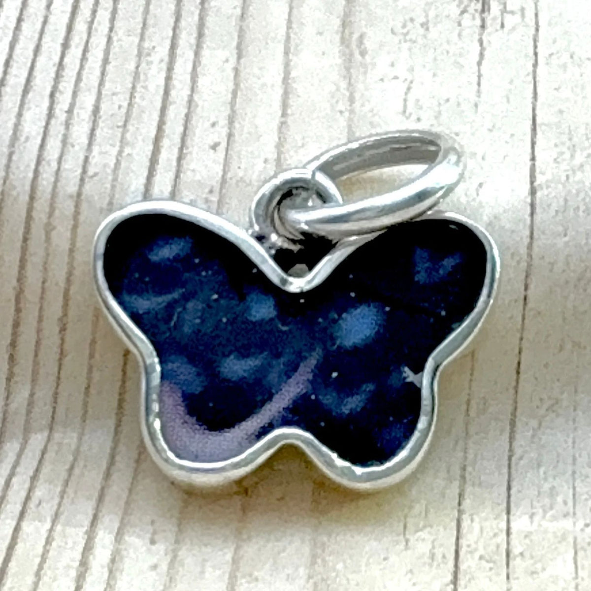 Pendentif Azura en argent – reflets naturels Bleu nuit